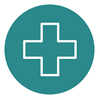 Icon personal protection medical cross