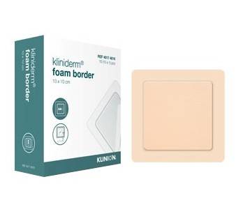 Square foam plaster with border with box