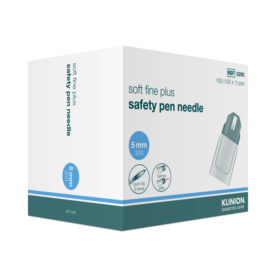 Klinion soft fine plus safety pen needle