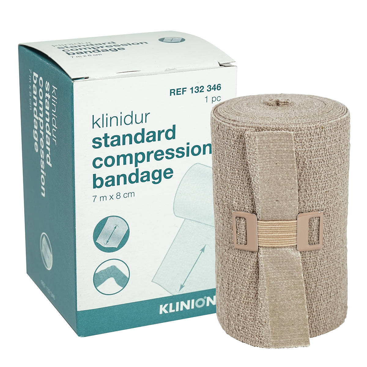 Long stretch compression bandage with box