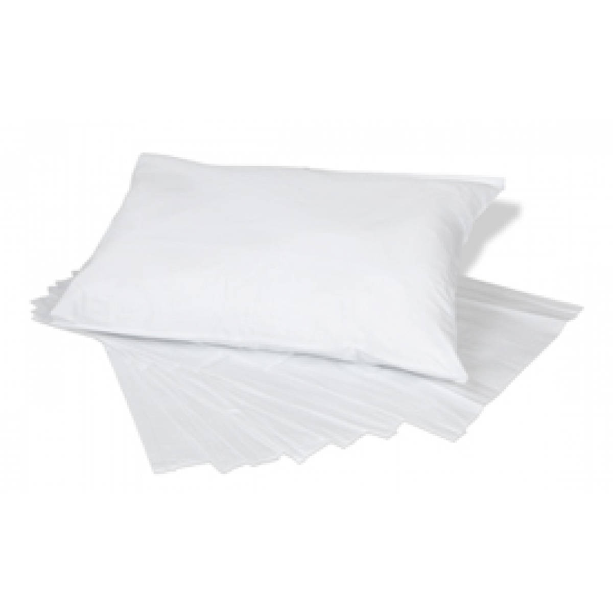 White protective pillow covers